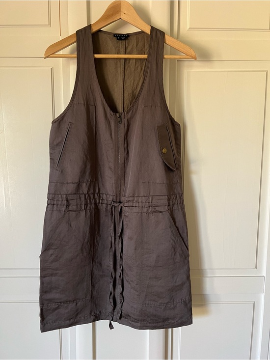 Theory Dresses & Skirts - Theory Racerback Utility Dress with Front Zip